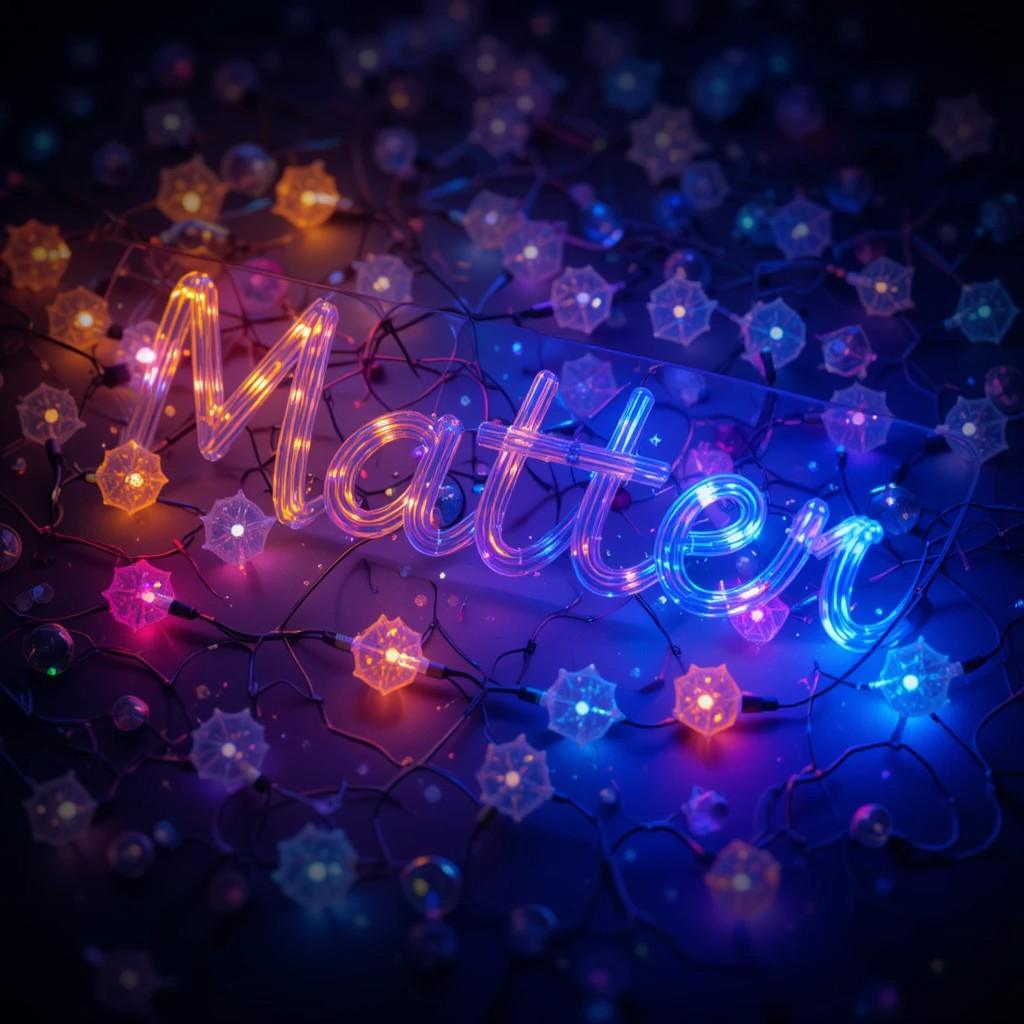 Nanoleaf Essentials Matter starter kit — Thread bulbs and light strip glowing